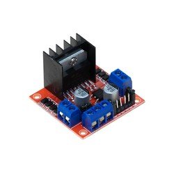 L298N Pair Motor Driver Board with Voltage Regulator(Red PCB) - Thumbnail