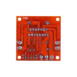 L298N Voltaj Regulatörlü Çift Motor Sürücü Kartı(Kırmızı PCB) - Thumbnail