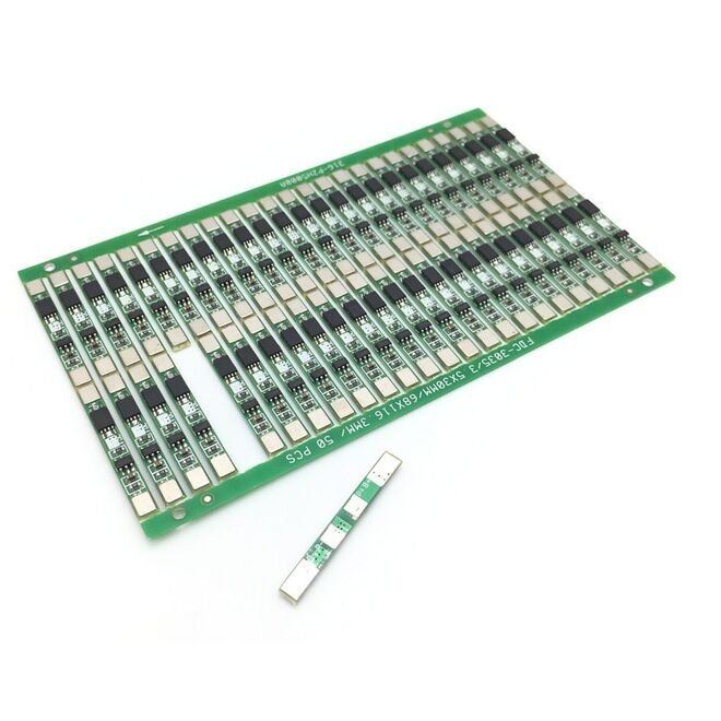 3.7V Battery Protection Board - Over Current Rating 3A