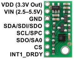 LPS25HB Basınç/İrtifa Sensörü - PL-2867 - Thumbnail