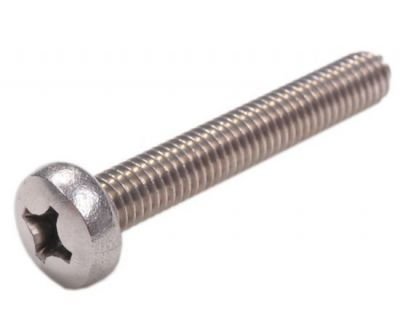 M3 10mm Phillips Cylindrical Head Metric Screws - 10 Pieces