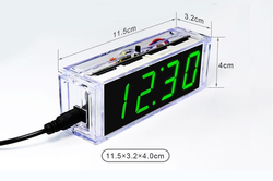 Make Yourself - Table Clock with Temperature Sensor - White - Thumbnail