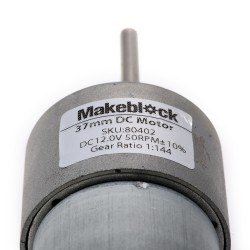 Makeblock için 37 mm DC Motor - 12 V / 50 RPM - 80402 - Thumbnail