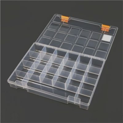 Mano Transparent Storage Box 11'' Classic Organizer