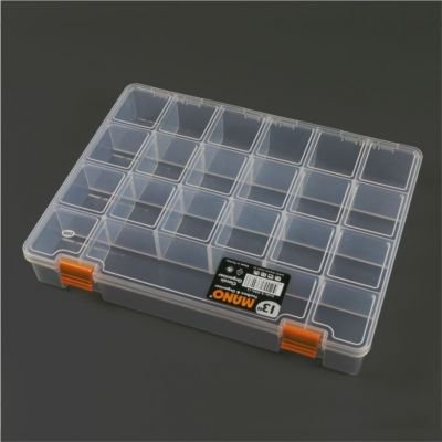 Mano Transparent Storage Box 13'' Classic Organizer