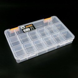 Mano Transparent Storage Box 9'' Classic Organizer - Thumbnail