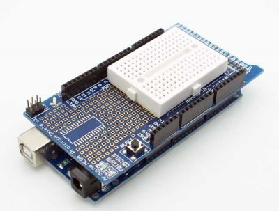 Mega 2560 R3 Proto Shield Kit with Mini Breadboard for Arduino