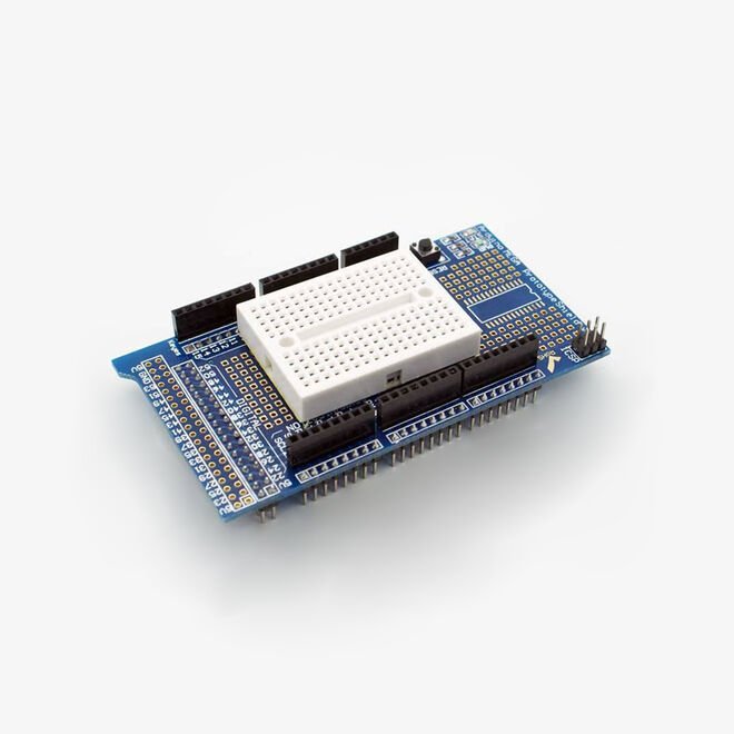Mega 2560 R3 Proto Shield Kit with Mini Breadboard for Arduino