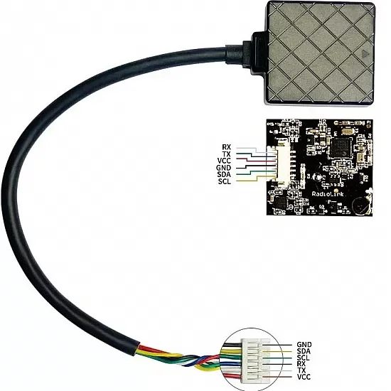 Mini Pixhawk için Radiolink TS100 Mini M8N GPS+ - Thumbnail