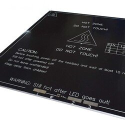 MK3 Aluminum Thrust Bed - 300x200x3mm - 12V Heatbed - Thumbnail
