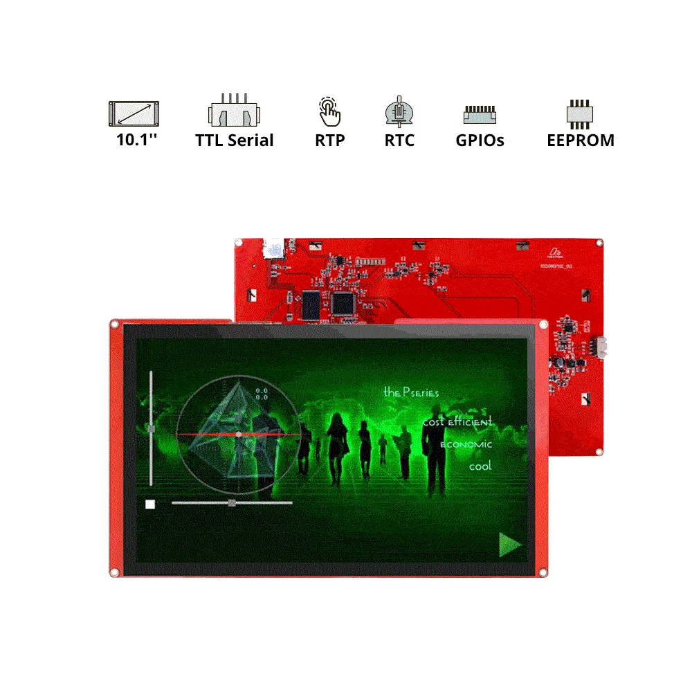 Nextion NX1060P101-011C-I - 10.1inç Intelligent Seri USART HMI Kapasitif Ekran - Thumbnail