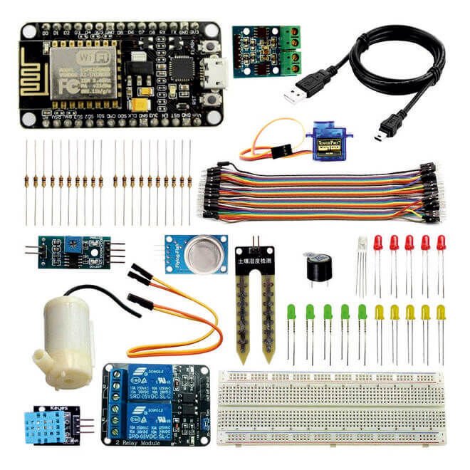 NodeMCU IOT Proje Geliştirme Seti - Arduino IDE ile Programlanabilir (E-Kitap Hediyeli)