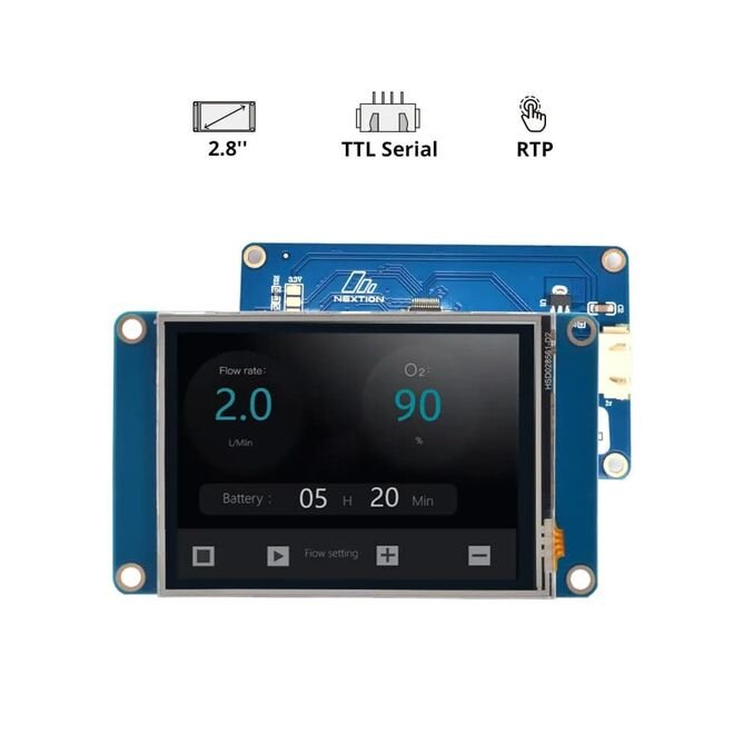 NX3224T028 – 2.8 Inch Nextion HMI Touch TFT Lcd Screen - 4MB Internal Memory