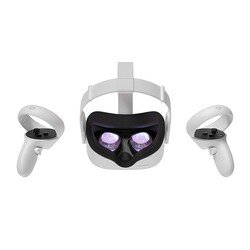Oculus Quest 2 Sanal Gerçeklik Gözlüğü ve Kontrolcüleri - 128GB (Metaverse Araçları) - Thumbnail