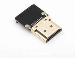 Odseven DIY HDMI Cable Parts - Straight HDMI Plug Adapter - Thumbnail