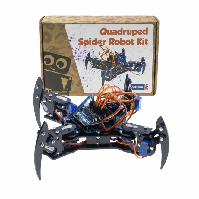 REX Discovery Serisi Quadruped (4 Bacaklı) Örümcek Robot - Elektronikli