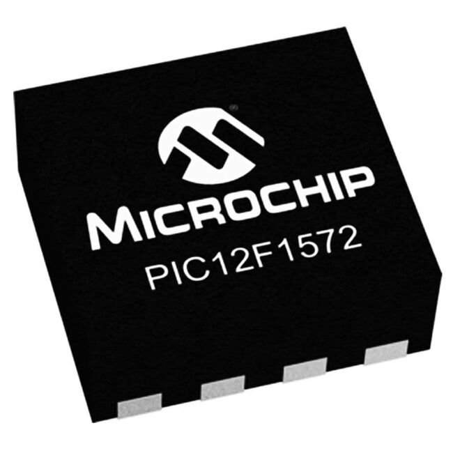 PIC12F1572T I/MF 16BIT 3.5KB DFN8 PWM 32MHz Microcontroller