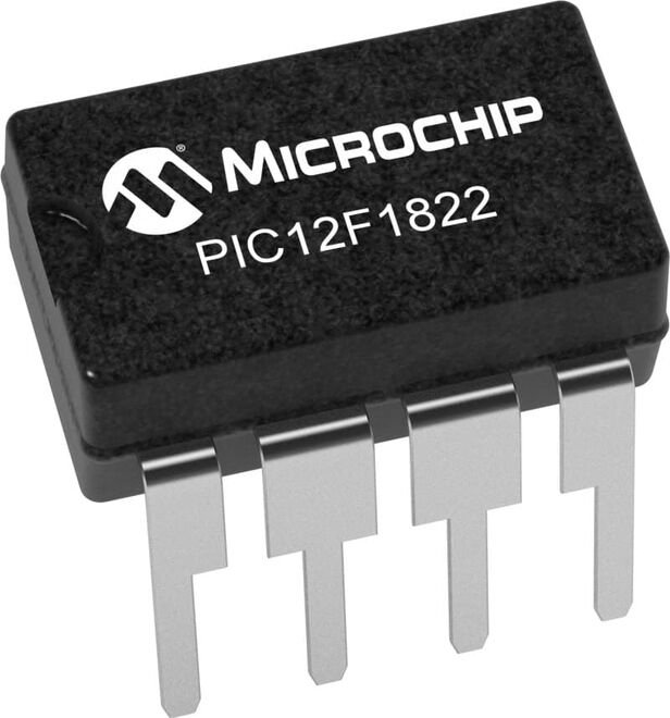 PIC12F1822 I/P 8-Bit 32MHz Mikrodenetleyici DIP8
