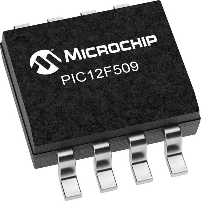 PIC12F509 I/SN SMD SOIC-8 4MHz 8-Bit Microcontroller