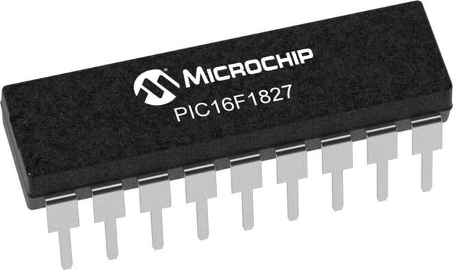 PIC16F1827-I/P PDIP-18 8-Bit 32MHz Microcontroller