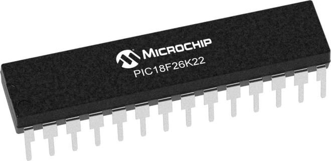 PIC18F26K22-I/SP 8-Bit 64MHz Microcontroller SPDIP28