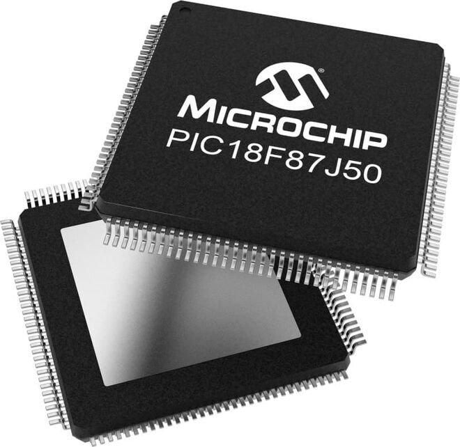 PIC18F87J50 I/PT SMD 8-Bit 48MHz Microcontroller TQFP-80