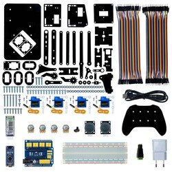 REX Discovery Serisi 4in1 Arduino Pleksi Robot Kol - Elektronikli (Joystick Kol ile Birlikte) - Thumbnail