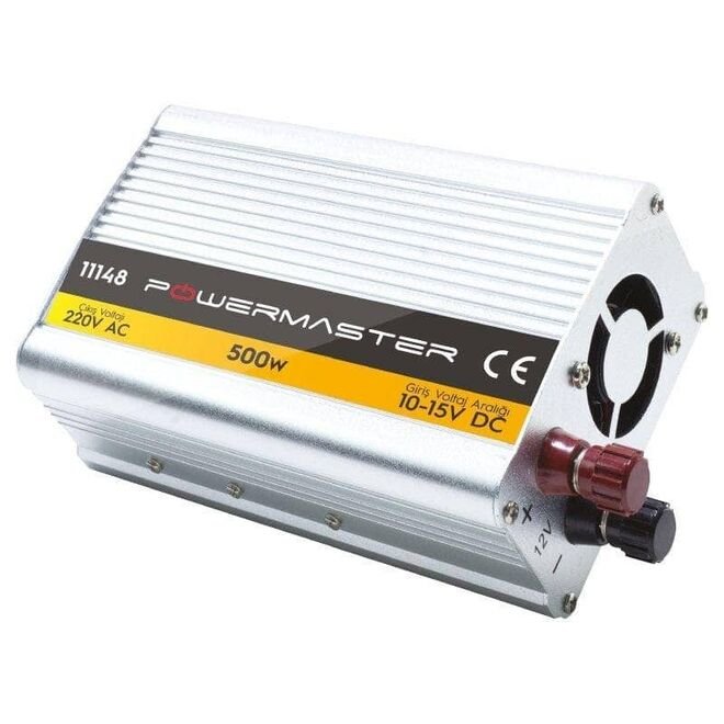 Power Master 12 V 500 W Modıfıed Sınus Inverter (10-15v Arası-220v Ac)