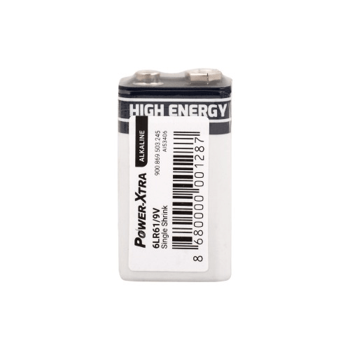 Power-Xtra 9V Alkaline Battery