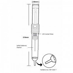Proskit Lehim Pompası DP-366J - Thumbnail