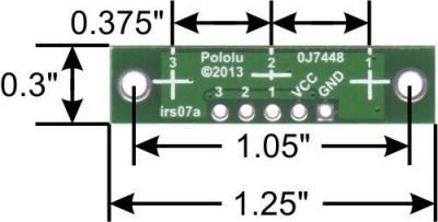 QTR-3RC Kızılötesi Sensör Kartı - PL-2457