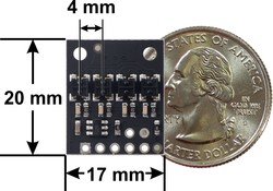 QTRX-HD-04RC 4′lü Çizgi Algılama Sensörü (Sık Sensör Dizilimli) - Thumbnail