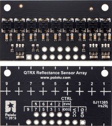 QTRX-HD-09RC 9'lu Çizgi Algılama Sensörü (Sık Sensör Dizilimli) - Thumbnail