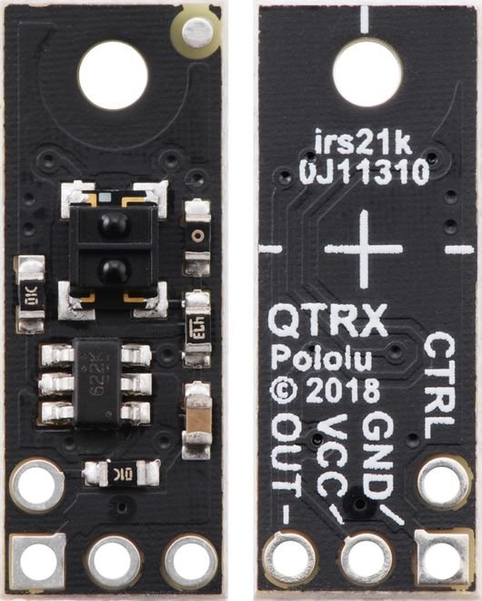 QTRXL-MD-01A 1′li Çizgi Algılama Sensörü (Uzun Algılama Mesafesi) - Geniş PCB