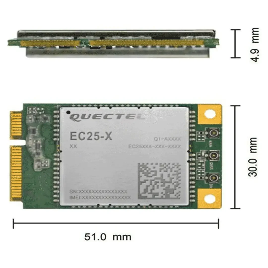 Quectel EC25-EUX 4G/LTE Mini PCIe Module - Thumbnail