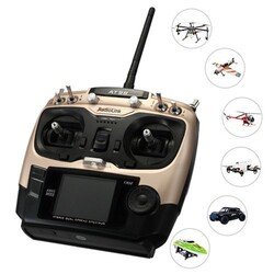 Radiolink AT9S Pro 2.4G 12CH DSSS FHSS Transmitter with R12DSM Receiver Compatible TBS Crossfire Module for RC Drone - Thumbnail