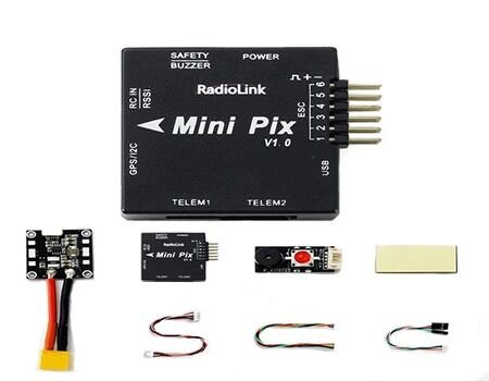Radiolink MINI PIXHAWK Güç Modülü +Güvenlik anahtarı düğmesi + Buzzer + Bağlantı kablosu