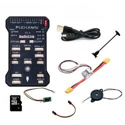Radiolink PIXHAWK V3.0 Güç Modülü +Güvenlik anahtarı +Bağlantı kablosu +TFcard (4G) + Buzzer+ Montaj köpüğü - Thumbnail