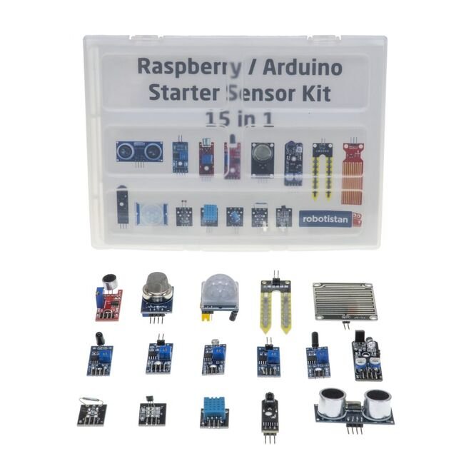 Raspberry/Arduino Başlangıç Sensör Seti - 15in1