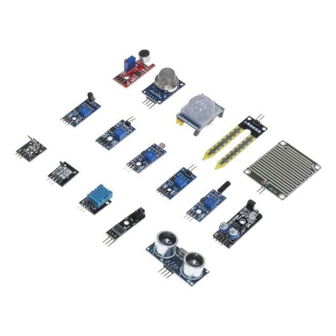 Raspberry/Arduino Başlangıç Sensör Seti - 15in1