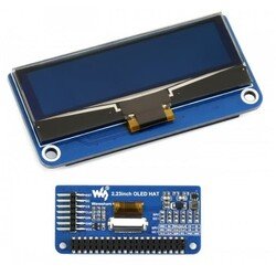 128×32, 2.23 inch OLED Display LINE for Raspberry Pi - Thumbnail