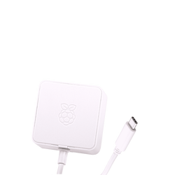 Raspberry Pi 4 Lisanslı Güç Adaptörü 5V 3A USB-C Beyaz - Thumbnail