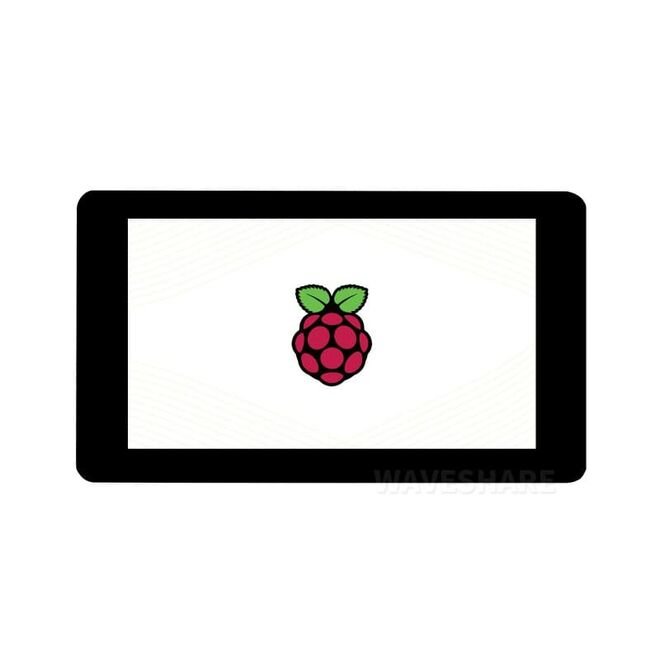 Raspberry Pi için 7inç Kapasitif Dokunmatik LCD Ekran Modülü - DSI Arayüz - 1024x600 Piksel IPS