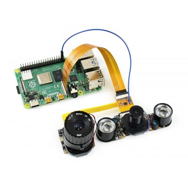 Raspberry Pi Camera Timer, One Cable for Two Cameras