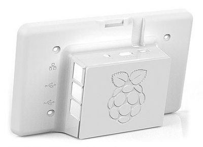 Raspberry Pi Resmi Ekran Case′i - Beyaz