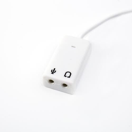 Raspberry Pi USB Ses Kart Modülü (Mikrofon ve Kulaklık Girişi)