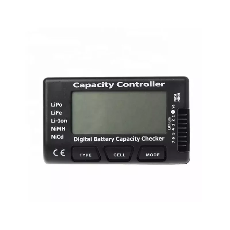 RC CellMeter 7 Digital Battery Capacity Checker LiPo LiFe Li-ion Nicd NiMH Battery Voltage Tester Controls CellMeter7 - Thumbnail