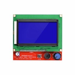 RepRap Ramps 1.4 Uyumlu 128x64 Grafik GLCD Ekran Kiti - Full Graphic Smart - Thumbnail