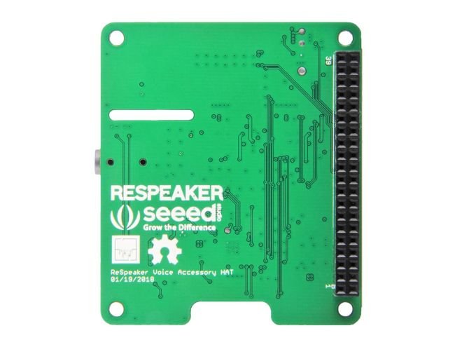 ReSpeaker 4-Mics Linear Array Kit for Raspberry PI