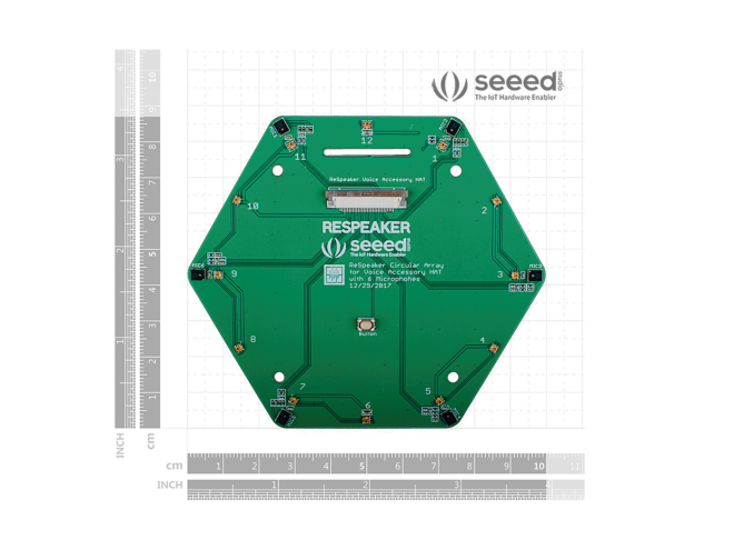 ReSpeaker 6-Mics Circular Array Kit for Raspberry PI